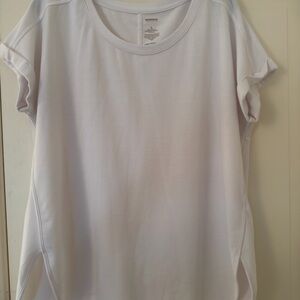 Sonoma White Short Sleeve Scoop Neck Tee
